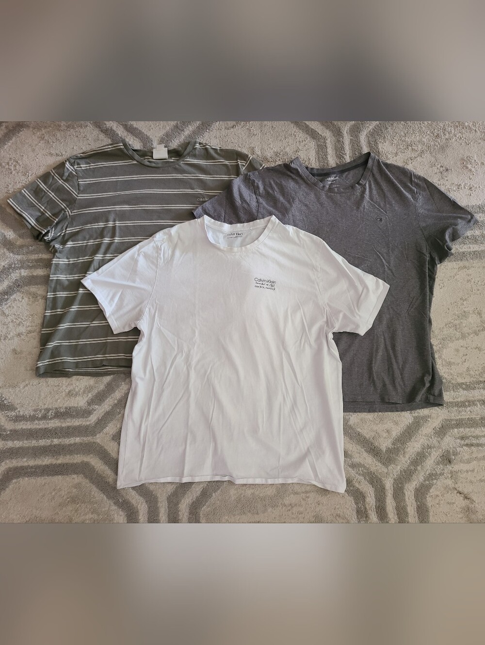 Calvin Klein Men Crewneck Tshirt Bundle Of Three XXL